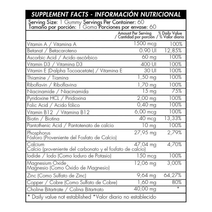 Vitaton Kids X 60 Gomitas Multivitamínico Infantil Vitaminas Y Minerales Sabor A Frutas - Imagen 3