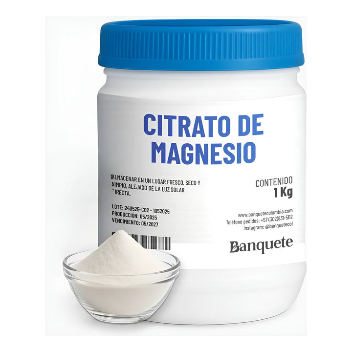 Citrato De Magnesio 1 Kg Suplemento - Imagen 2