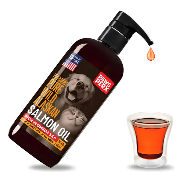 Aceite De Salmón Puro De Alaska Para Mascotas Omega 3 Alta C - Imagen 1