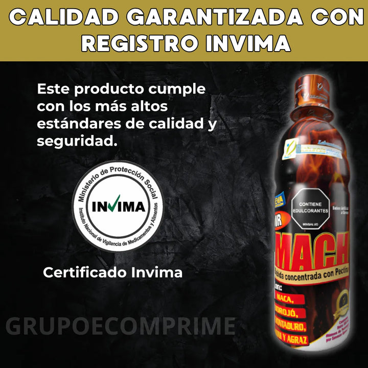 Potenciador Natural Liquido 500 Diabeticos Sin Azucar Natural - Imagen 3