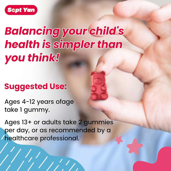 Gomitas De Magnesio Para Niños Sabor Fresa Con Vitamina B6 L - Imagen 6