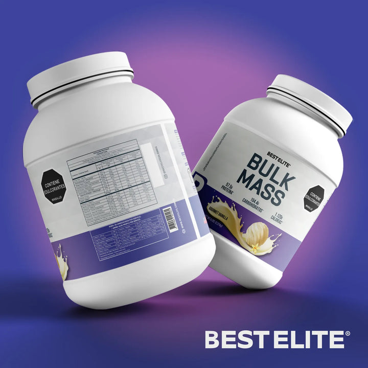 Proteina Hipercarolina Bulk Mass 6 Libras 6lb 6 Lb De Best Elite Mega Gainer Pro Smart Super - Imagen 2