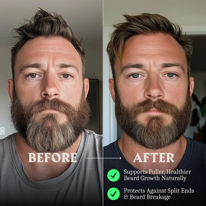 Aceite De Crecimiento De Barba Con Biotina 60 Ml Sin Perfume Fragancia - Imagen 4