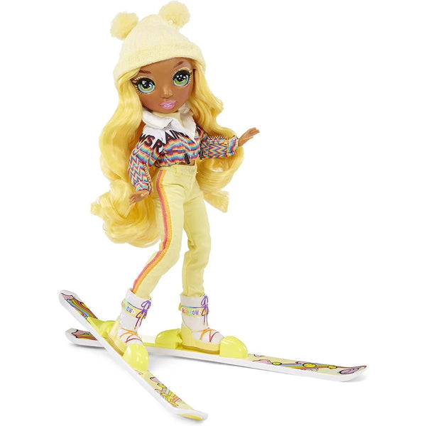 Muñeca Rainbow High Winter Break Sunny Madison Original Edición Gold