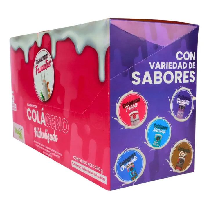 Colágeno Hidrolizado Vitaliah Caja X30 Sachets 5 Sabores - Imagen 6
