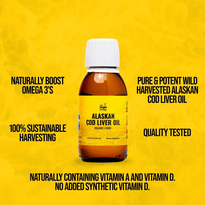 Aceite De Hígado De Bacalao De Alaska Viaje 100 Ml Sabor Lim - Imagen 3