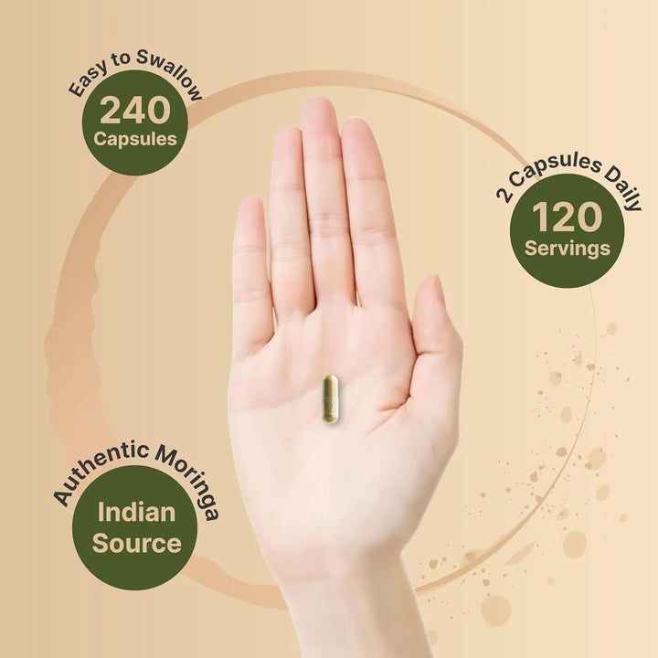 Cápsulas De Moringa 8000 Mg Contienen 480 Unidades Superalim - Imagen 4