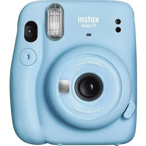 Camara Fujifilm Instax Mini 11 Azul Sky Blue Instantanea Facil Y Divertida