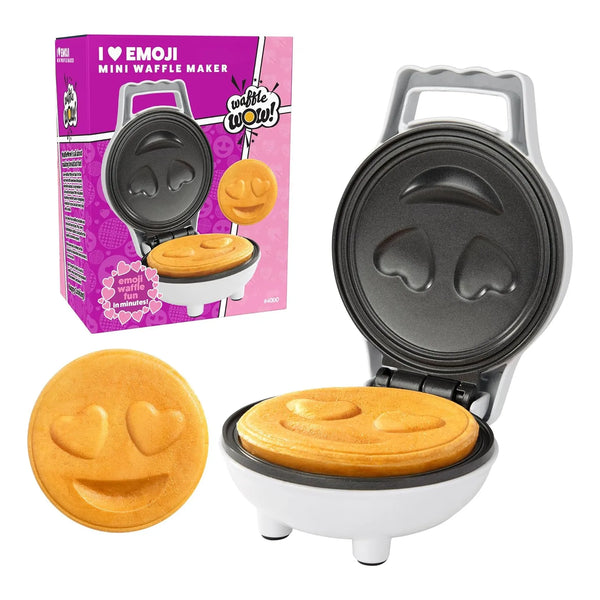 Mini Waflera Emoji Corazón Desayunos Divertidos Y Fáciles