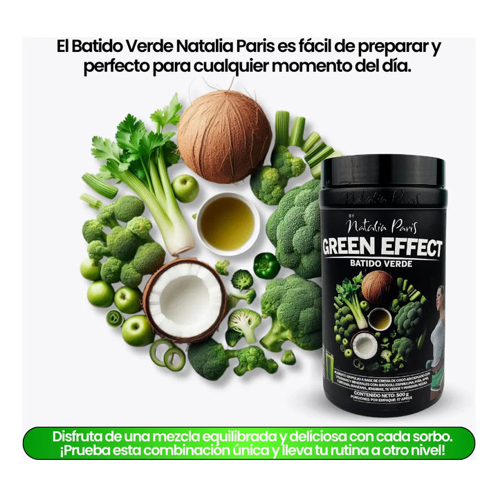 Kit Batido Verde Y Colágeno Natalia Paris - Imagen 4