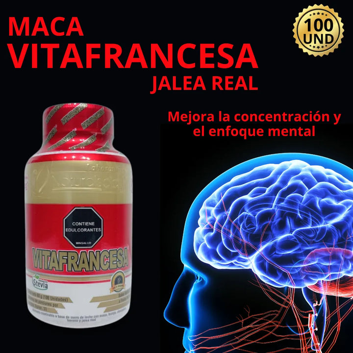 Vitafrancesa Maca Jalea Real Frutos Rojos - Imagen 3