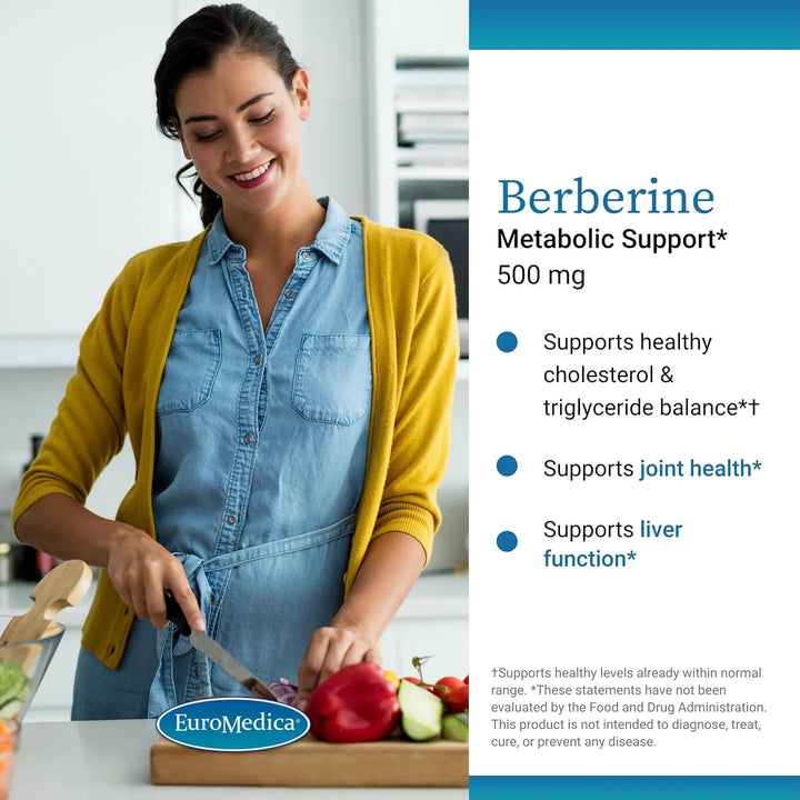 Berberina 500 Mg 60 Cápsulas Agracejo Indio Apoyo Metabólico - Imagen 3