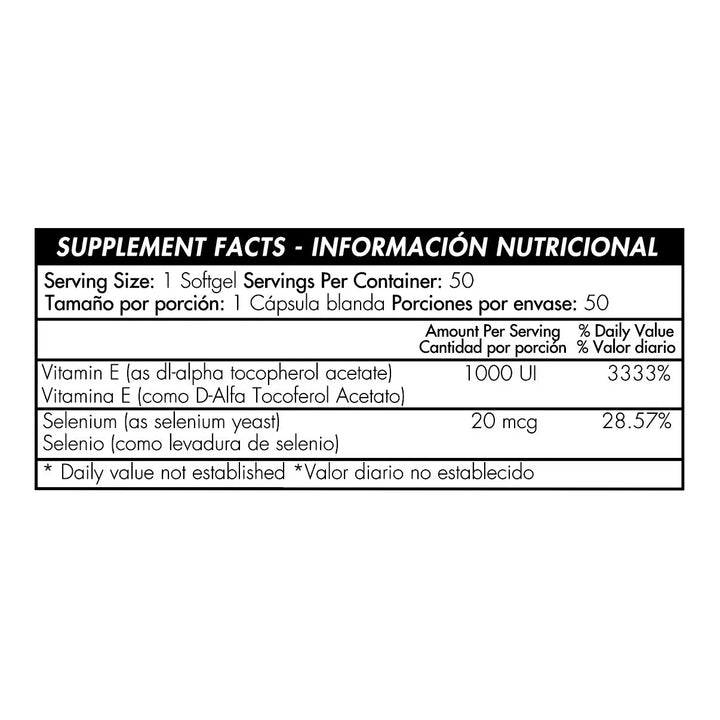 Vitamina E 1000 Iu X 100 - Ha - Imagen 2