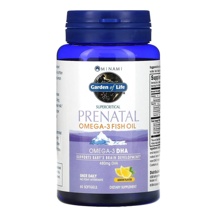 Aceite Natural De Pescado Omega 3 Prenatal 30 Cap - Imagen 3