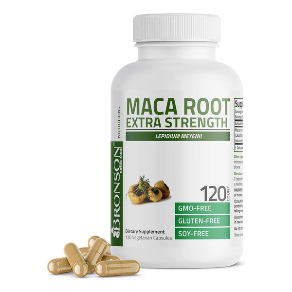 Maca Raíz Extra Lepidium Meyenii 120 Cápsulas Naturales - Imagen 1