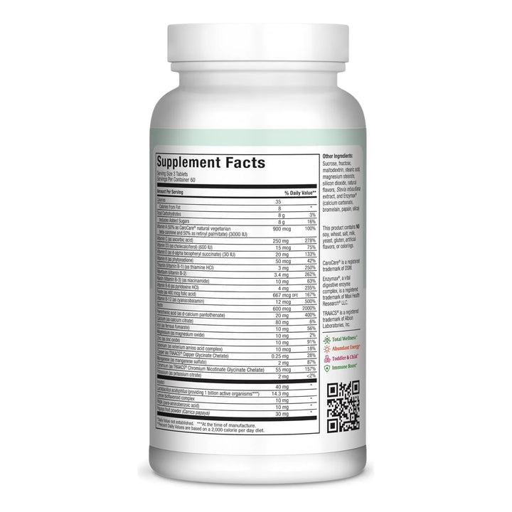Multivitamínico Masticable Para Niños Y Adultos Con Sabor A - Imagen 2