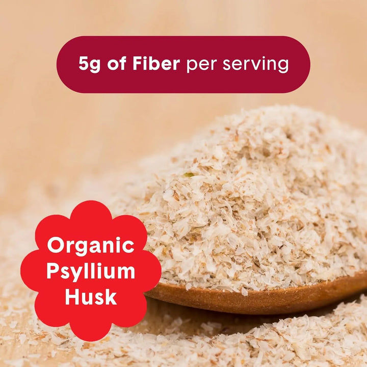 Polvo Súper Fibra Orgánico Con Cáscara De Psyllium Sin Azúca - Imagen 4