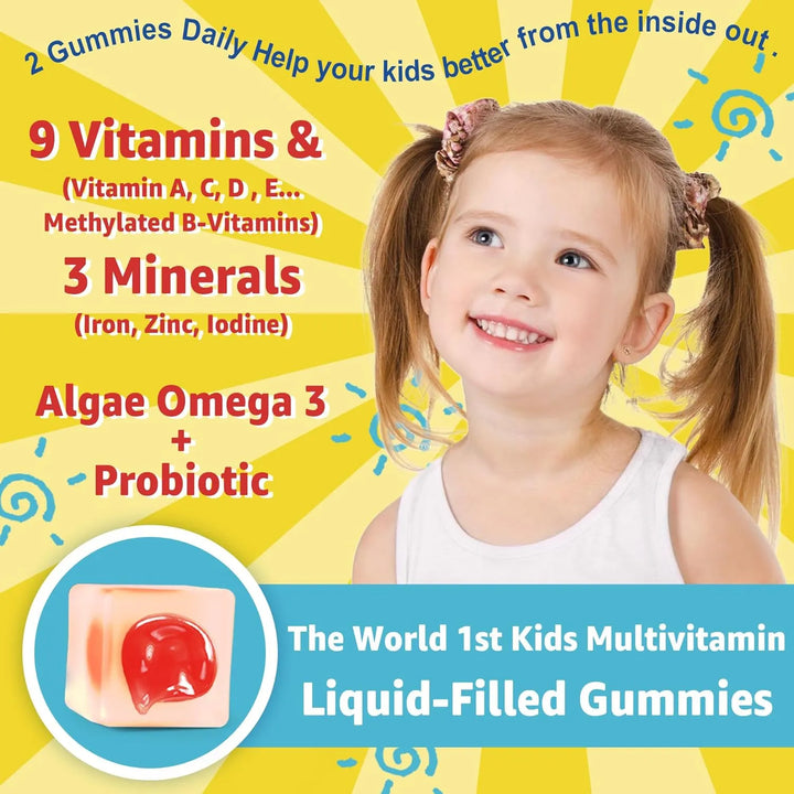 Gomitas Multivitamínicas Infantiles Con Hierro Omega 3 Epa D - Imagen 3