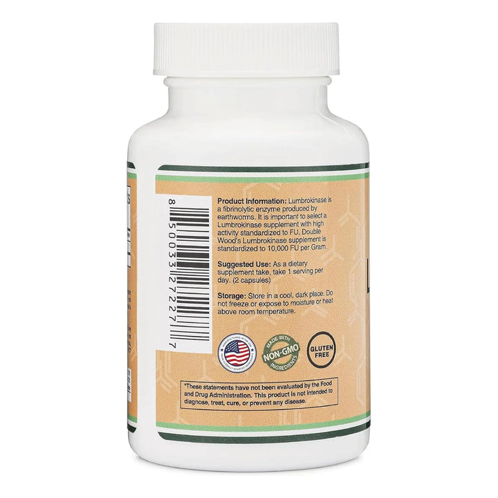 Cápsulas De Enzimas Lumbroquinasa 120 Unidades 150 Mg Activi - Imagen 4