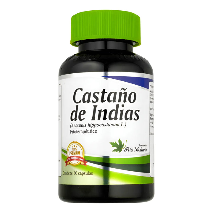Castaño De Indias Varices X100 Capsulas Sin Sabor - Imagen 1