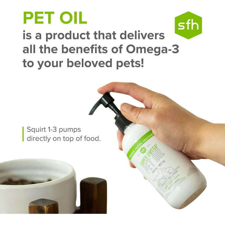 Aceite Omega 3 Mct Para Mascotas Energía Salud Piel Abrigo A - Imagen 3