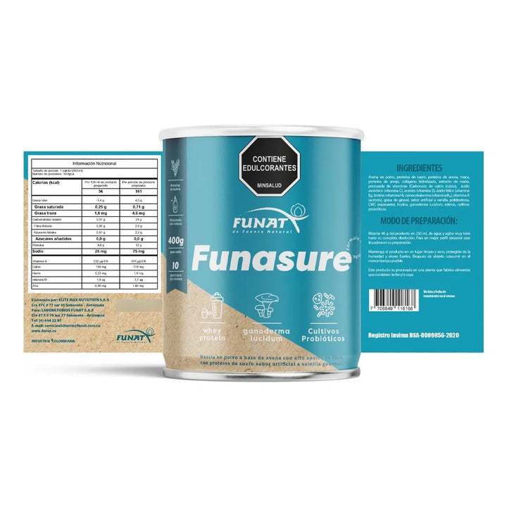 Funasure Con Reishi X 400 Gr - Imagen 2