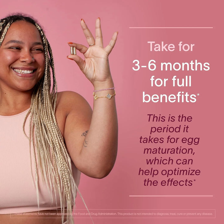 Potenciador Fertilidad Salud Huevo Coq10 Folato Apoyo Ovulac - Imagen 5