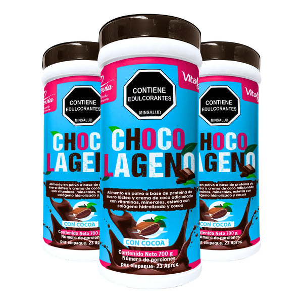 Colágeno Hidrolizado Chocolágeno Vitaliah X3 - Imagen 1