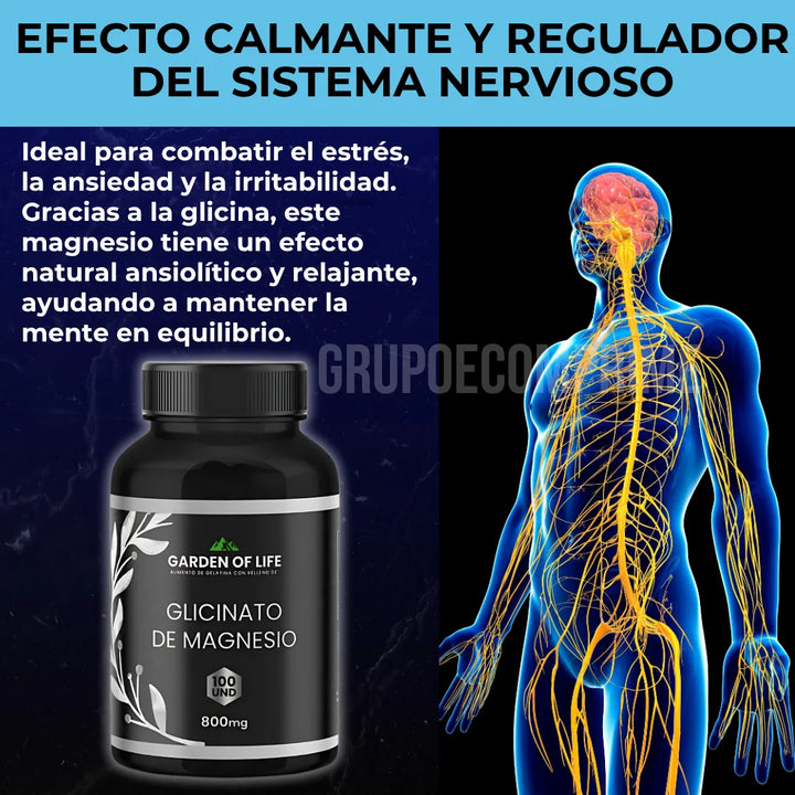 Glicinato De Magnesio Capsulas Alta Absorcion Original  Magnesium Glycinate Softgel Pure Natural - Imagen 3