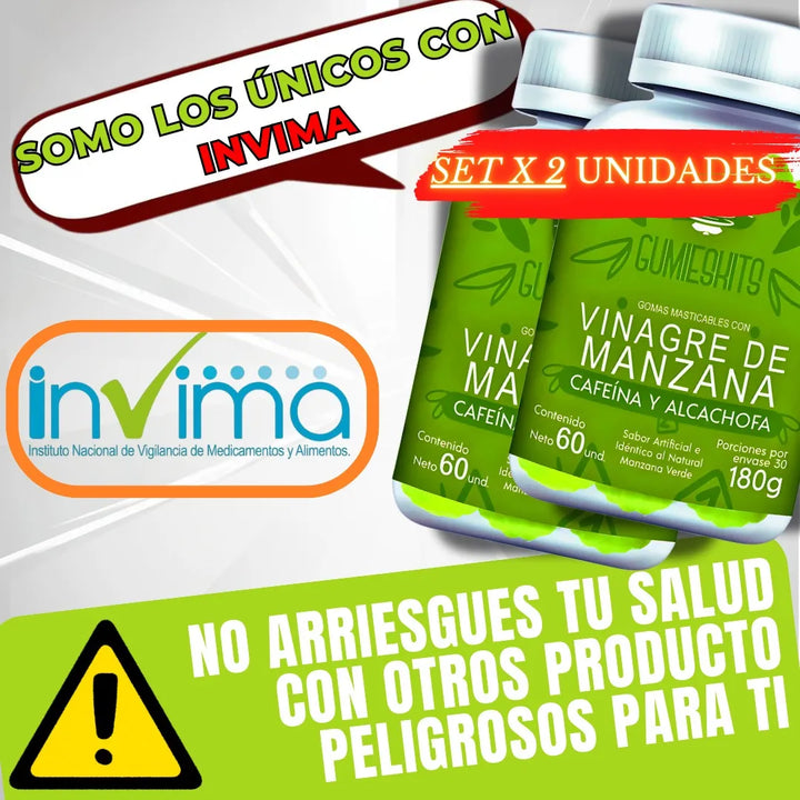 Gomas Adelgazantes Vinagre X2 Limón - Imagen 6