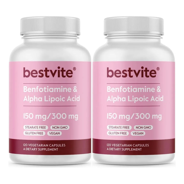 Benfotiamina 150 Mg Y Ácido Alfa Lipoico 300 Mg En 240 Cápsu - Imagen 1