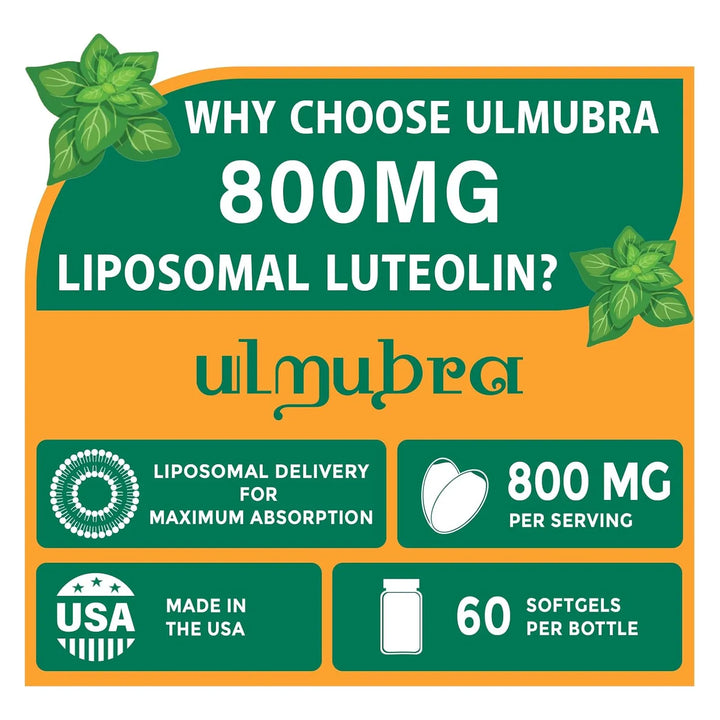 Luteolina Liposomal 800 Mg Máxima Absorción Antioxidante Cer - Imagen 2