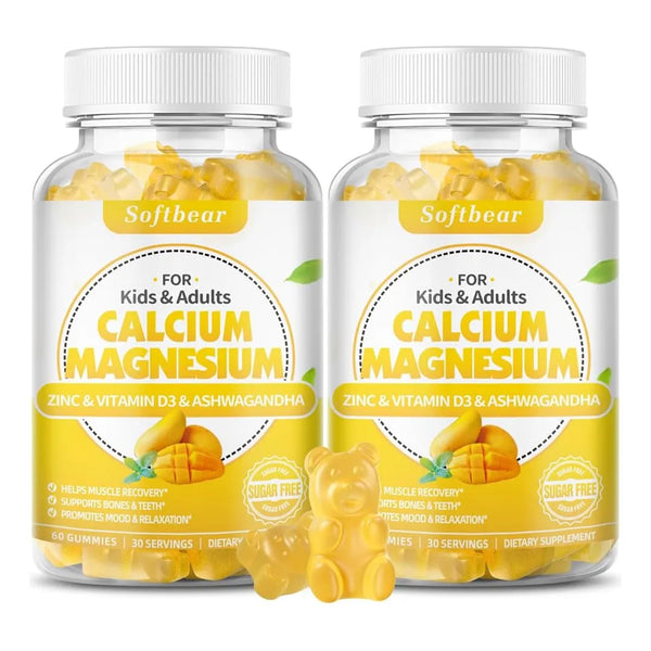 Gomitas De Calcio Magnesio Zinc Para Mujeres Con Vitamina D3 - Imagen 1