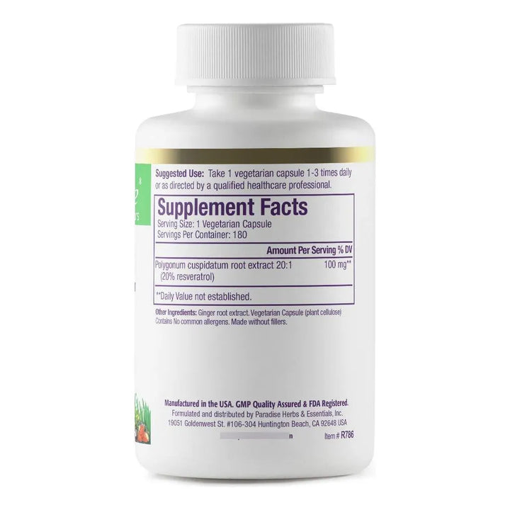 Cápsulas De Resveratrol 100% Concentrado Natural 180 Unidade - Imagen 3