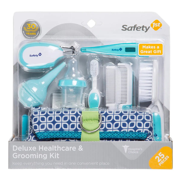 Safety 1st Kit Cuidado Bebé 25 Piezas Azul Ártico Termómetro Y Accesorios