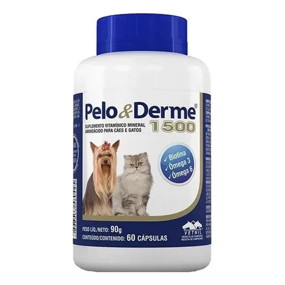 Pelo Y Derme 1500 60cap Vetnil - Imagen 2