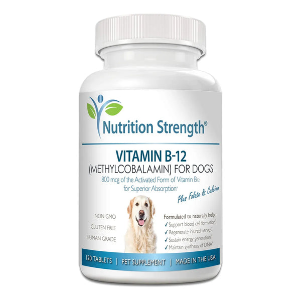 Vitamina B12 Folato Calcio Para Perros Refuerza Sistema Nervioso Y Energía