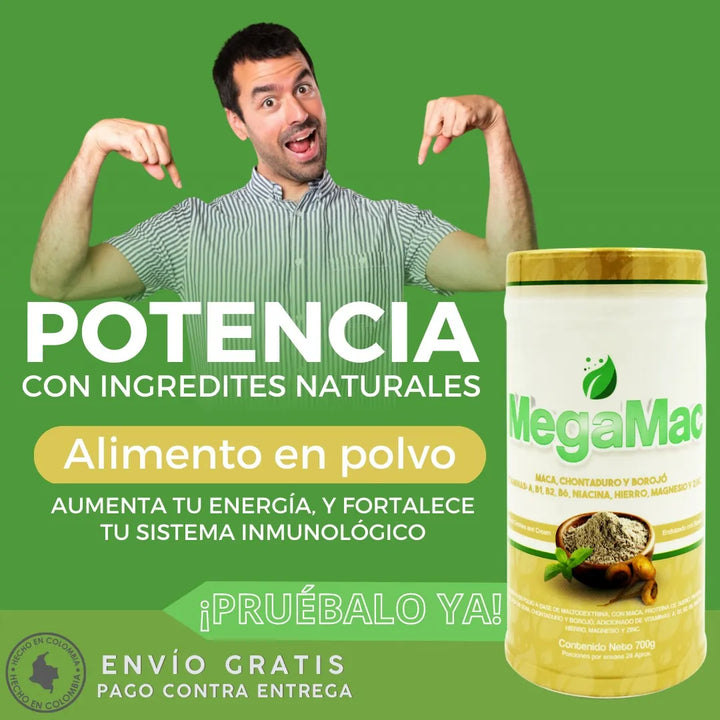 2 Megamac Energia Potencia Y Vitalidad Cookies And Cream - Imagen 5