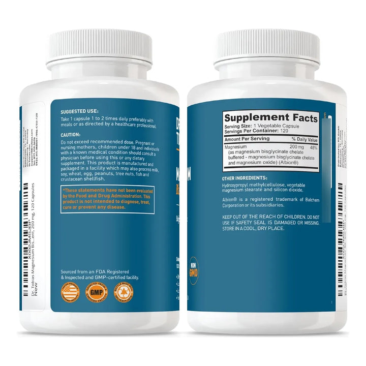 Bisglicinato De Magnesio 200 Mg Alta Absorción Apoya Energía - Imagen 6