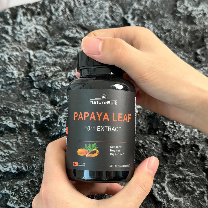 Cápsulas Extracto Hoja Papaya 120 Unidades 10 Veces Fuerza S - Imagen 6