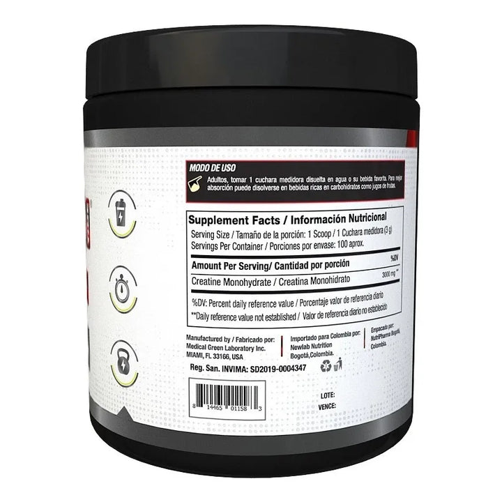 Creatina 300g Vitanas - Monohid Sin Sabor - Imagen 2