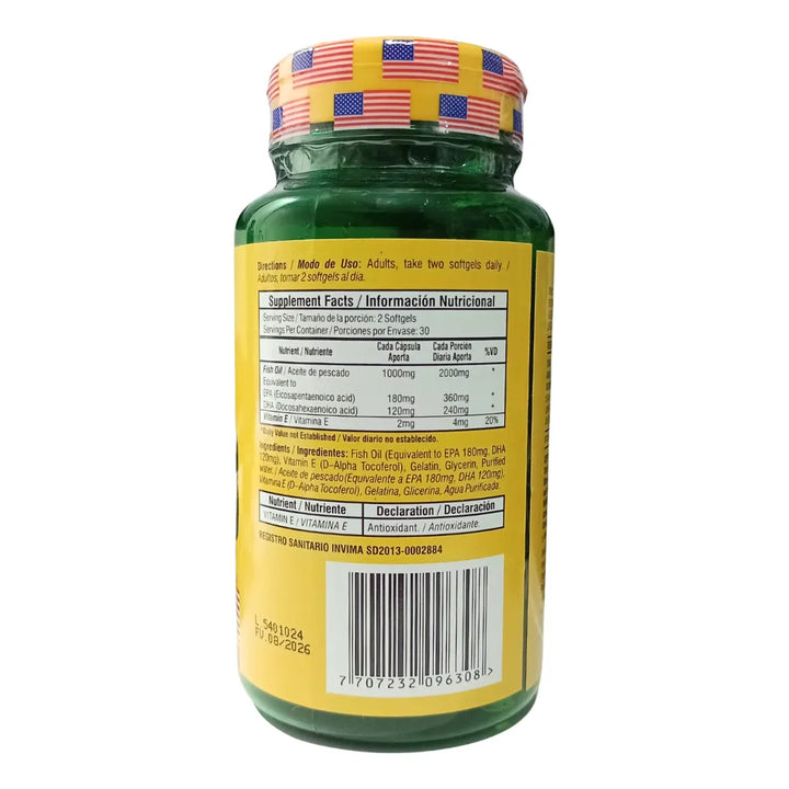 Omega 3 Epa-dha X 60 Caps - Imagen 2