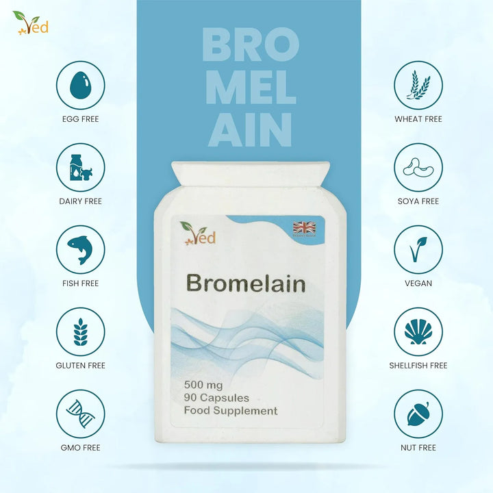 Cápsulas De Bromelina Natural Alta Resistencia 3000 Gdu Gram - Imagen 6