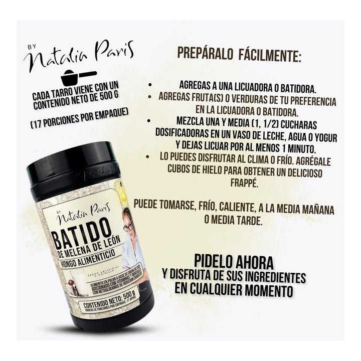 Kit X2 Batido Melena De León Natalia París - Imagen 5