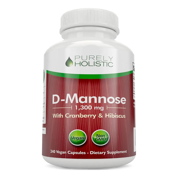 Cápsulas D Mannose 1300 Mg 3 En 1 Con Arándano E Hibisco 240 - Imagen 1