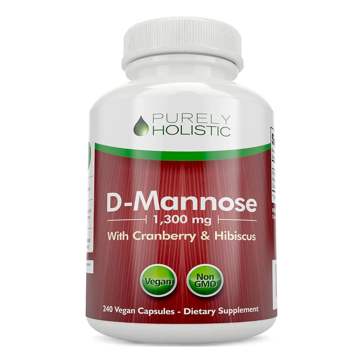 Cápsulas D Mannose 1300 Mg 3 En 1 Con Arándano E Hibisco 240 - Imagen 1