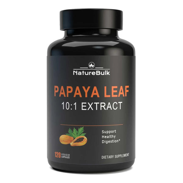 Cápsulas Extracto Hoja Papaya 120 Unidades 10 Veces Fuerza S - Imagen 1