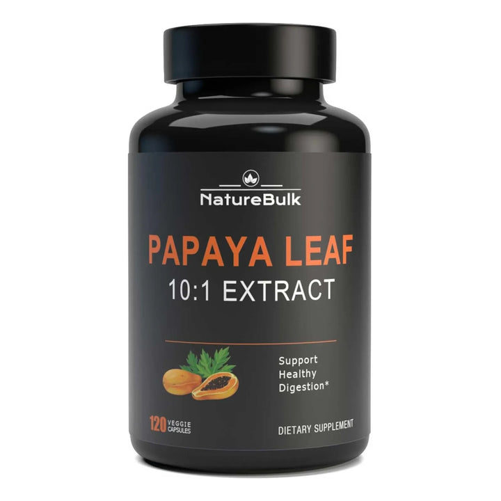 Cápsulas Extracto Hoja Papaya 120 Unidades 10 Veces Fuerza S - Imagen 1