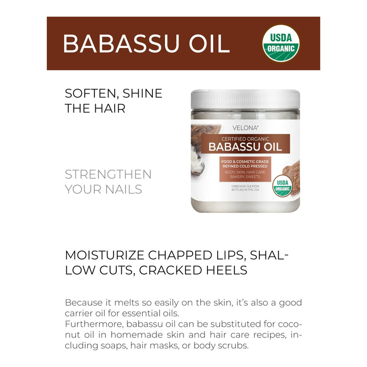 Aceite Babassu Orgánico 235 Mililitros Puro Natural Prensado - Imagen 2