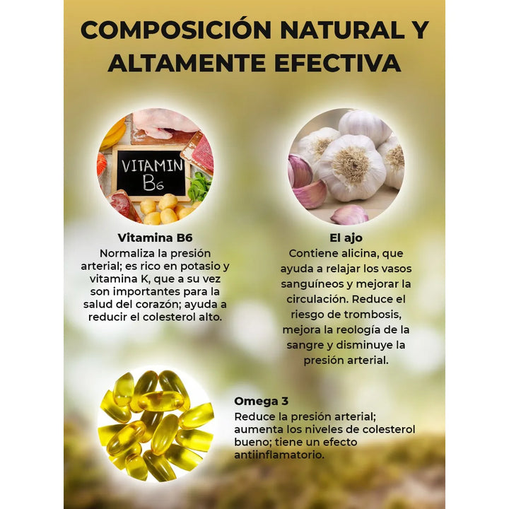 Tensinorm: Control Natural De La Presión Arterial Y Salud Cardiovascular  ¡fórmula Científica! Sin Sabor - Imagen 4